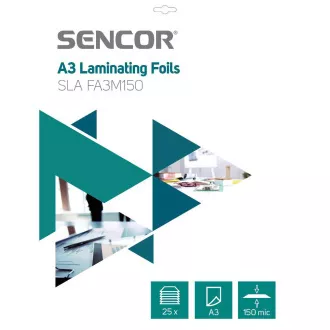 SLA FA3M150 Folija A3 150mic 25kom SENCOR