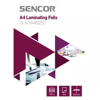 SLA FA4B250 Folija A4 250mic 100kom SENCOR
