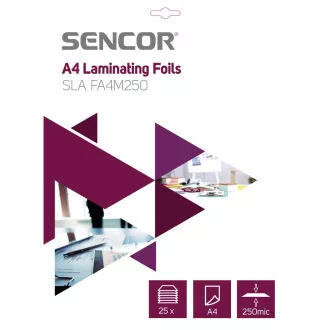 SLA FA4M250 Folija A4 250mic 25kom SENCOR