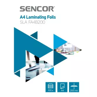 SLA FA4B200 Folija A4 200mic 100kom SENCOR