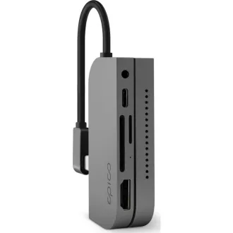 Type-C HUB PAD space grey EPICO - Raspakiran