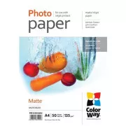 Foto papir Mat A4 50kom 130g COLORWAY