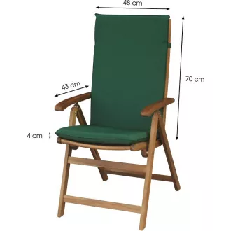 FDZN 9001 Navlaka za stolicu zelena. FIELDMANN