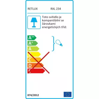 RXL 234 svijećnjak 7LED WW TM RETLUX