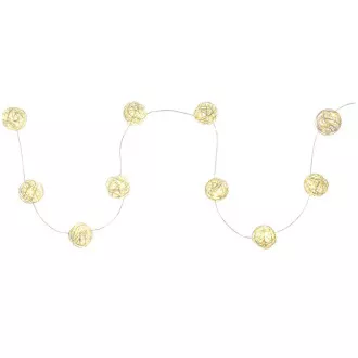 RXL 238 Srebrna kugla 10LED WW TM RETLUX