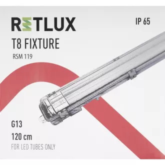 RSM 119 dodatni IP65 1,2m za 2xT8 RETLUX