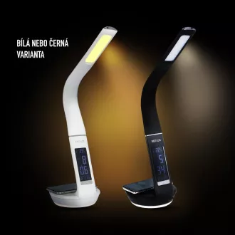 RTL 204 tamna LED lampa crna Qi 6W RETLUX