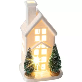 RXL 392 Porculanska kućica LED 15 cm RETLUX