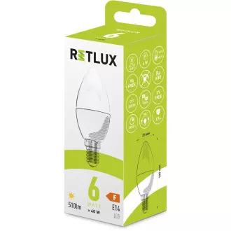 RLL 426 C37 E14 svijeća 6W WW RETLUX