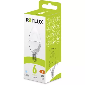 RLL 428 C37 E14 svijeća 6W DL RETLUX