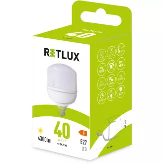 RLL 446 T120 E27 žarulja 40W WW RETLUX