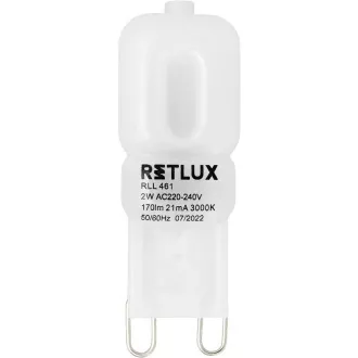 RLL 461 G9 2W LED WW RETLUX