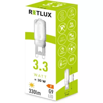RLL 460 G9 3.3W LED WW RETLUX