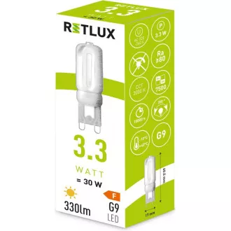 RLL 460 G9 3.3W LED WW RETLUX