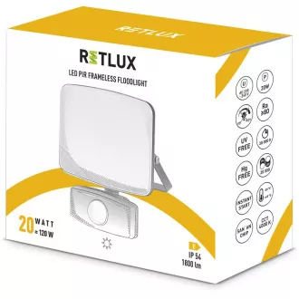 RSL 251 LED REFL. 20W 4000K PIR RETLUX