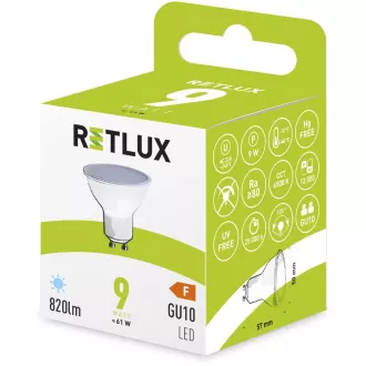 RLL 419 GU10 žarulja 9W DL RETLUX