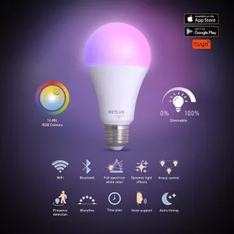 RSH 104 A70 E27 žarulja 14 W RGB CCT RETLUX