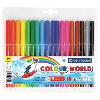 Marker Centropen 7550/18 18 boja cilindrični vrh 1mm