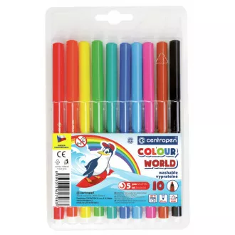 Marker Centropen 7550/10 10 boja cilindrični vrh 1mm Marker Centropen 7550/10 10 boja cilindrični vrh 1mm