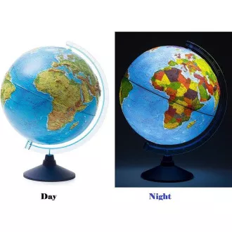 Alaysky Globe 32 cm Reljefni fizički i politički globus s LED pozadinskim osvjetljenjem, na slovačkom Alaysky Globe 32 cm Reljefni fizički i politički globus s LED pozadinskim osvjetljenjem, na slovačkom