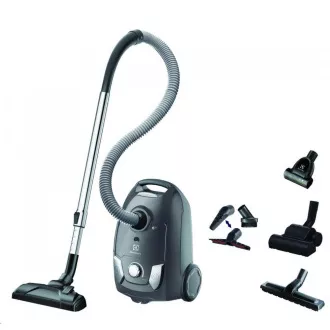 Electrolux Easy Go EEG44IGM usisavač s vrećicom, 750 W, filter koji se može prati, kontrola snage, teleskopska cijev, siva