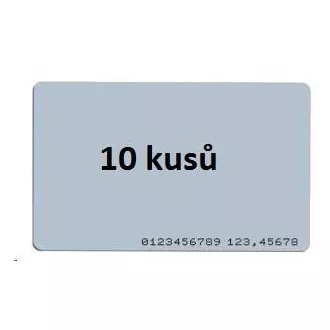 ISO kartica 10-paket, RFID 125kHz EM4200, RO, ispisani broj oznake na kartici
