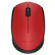 Logitech bežični miš M171, crveni