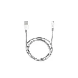 VERBATIM kabel Mirco B USB kabel za sinkronizaciju i punjenje 100 cm srebrna 48862 O2 naljepnica