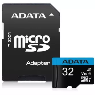ADATA MicroSDHC kartica 32GB UHS-I Class 10, A1 + SD adapter, Premier