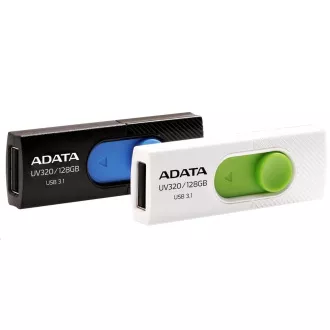 ADATA Flash Disk 128GB UV320, USB 3.1 Dash Drive, crna/plava