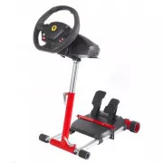 Postolje za kotače Pro, postolje za volan i pedale za Thrustmaster SPIDER, T80 / T100, T150, F458 / F430, crvena