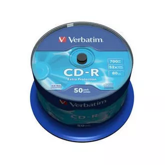 VERBATIM CD-R (paket od 50) vreteno / dodatna zaštita / DL / 52x / 700 MB