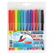 Marker Centropen 7550/12 12 boja cilindrični vrh 1mm