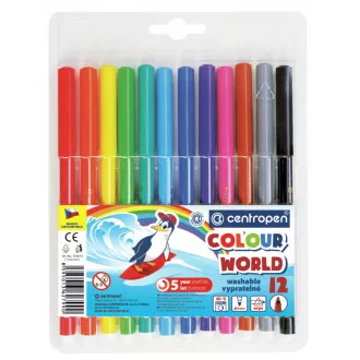 Marker Centropen 7550/12 12 boja cilindrični vrh 1mm Marker Centropen 7550/12 12 boja cilindrični vrh 1mm