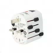 SKROSS putni adapter PRO, 6.3A max., uzemljen, univerzalan za cijeli svijet