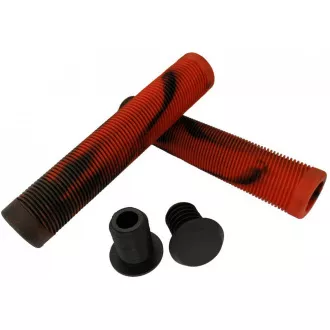 Rezervna ručka za upravljače freestyle skutera TPR Grip (EDGE crno-crvena), 2 kom. Rezervna ručka za upravljače freestyle skutera TPR Grip (EDGE crno-crvena), 2 kom.