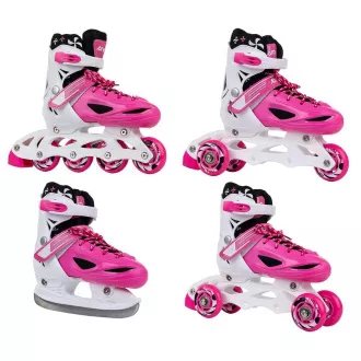 Role 4 u 1 Enero KIDS - ružičasto-bijele, 34-37