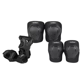 Set od 3 Cariboo® štitnika za bebe, crne boje