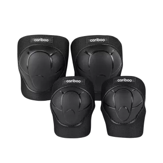 Set od 3 Cariboo® štitnika za bebe, crne boje