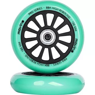 Rezervni MOVINO kotači za freestyle skuter 100 mm, PP, 2 kom, crveni Rezervni MOVINO kotači za freestyle skuter 100 mm, PP, 2 kom, crveni