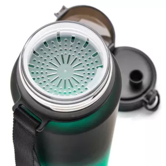 Tritan sportska boca MTR, 1000 ml, crno-zelena