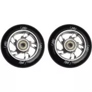 Rezervni kotači za freestyle skutere - 100 mm aluminijski, srebrni, 2 kom