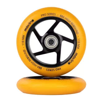 Rezervni kotači za MOVINO SLAVE freestyle skuter, 110 mm, aluminij, narančasti