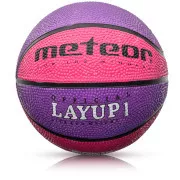Košarkaška lopta MTR LAYUP veličina 1, ružičasto-ljubičasta