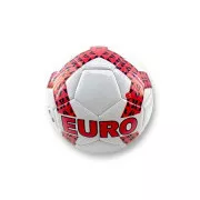 Nogometna lopta EURO veličina 5, bijelo-crvena