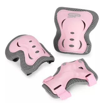 SP PROTECTOR set zaštitnika, ružičasto-siva, M