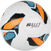Vel. nogometna lopta Bullet Sports 5, bijelo-narančasta