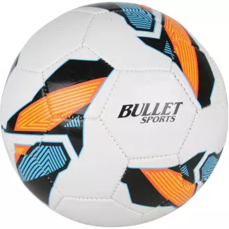 Vel. nogometna lopta Bullet Sports 5, bijelo-narančasta