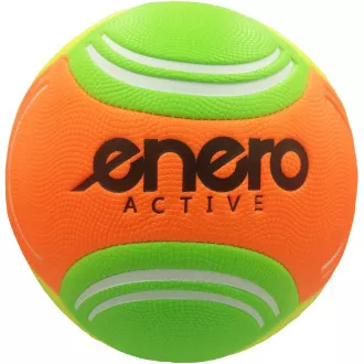 Lopta za nogomet na pijesku ENERO Active vel 5, zeleno-narančasta