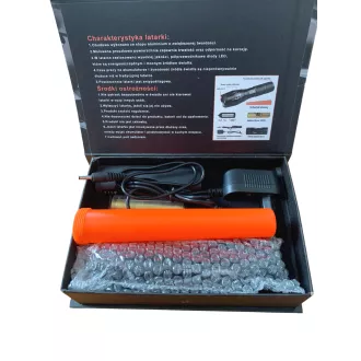 Batilong BL-8668 svjetiljka, LED tip CREE XM-L T6 + ručka upozorenja